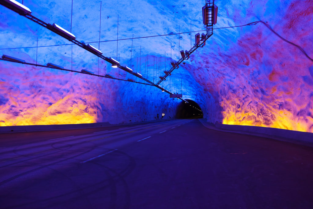 Laerdal Tunnel in Norway - the longest road tunnel in the world